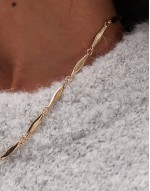 Noelle dainty necklace in gold tone