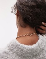 Noelle dainty necklace in gold tone