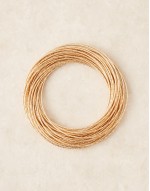 slinky bangle pack in gold