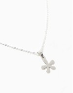 daisy necklace in sterling silver
