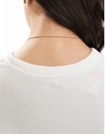 14k gold plated  necklace with T-bar and molten pendant